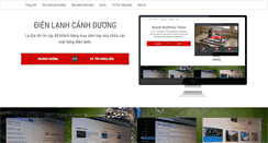 Desktop Screenshot of dienlanhcanhduong.com