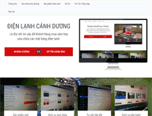 Tablet Screenshot of dienlanhcanhduong.com